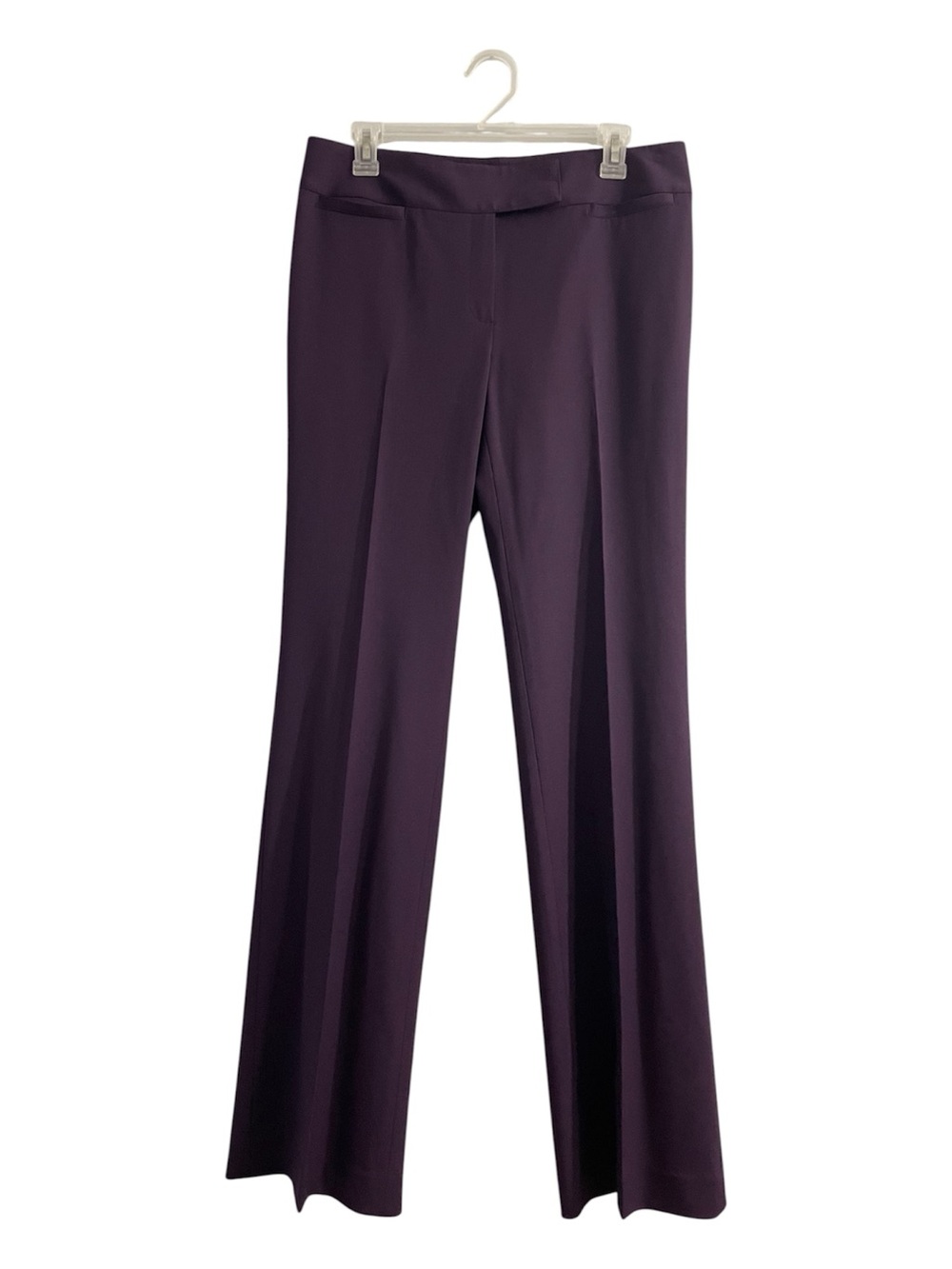 Lafayette 148 Sullivan Pants trousers wide leg Grape Size 6